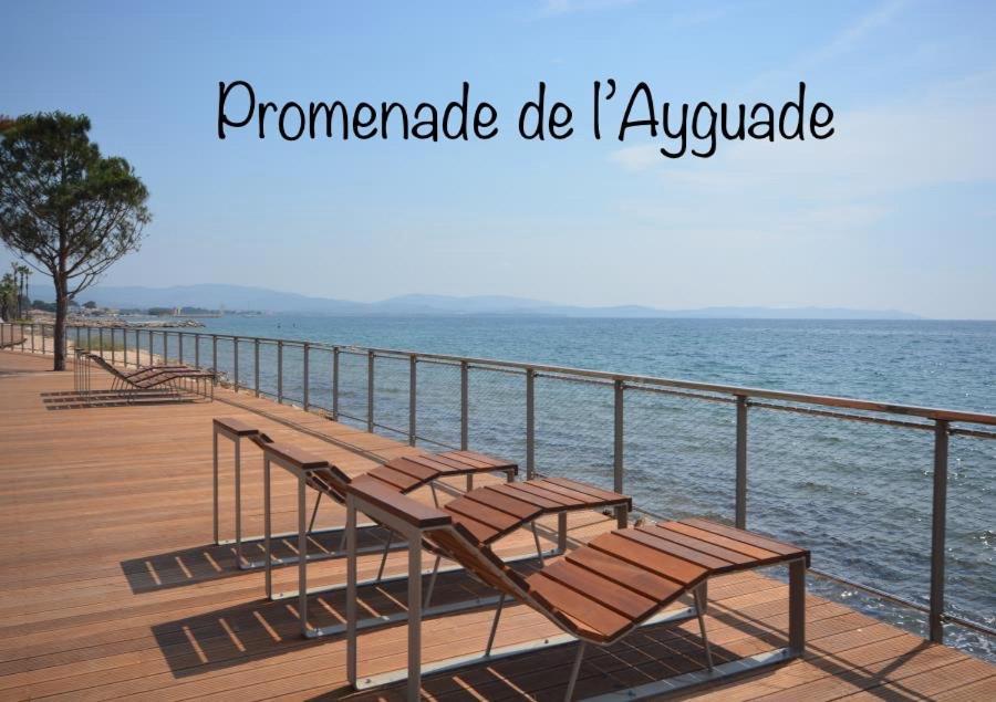 Plage A 400 M Studio Tout Confort Terrasse Clim Parking Hyères Zewnętrze zdjęcie