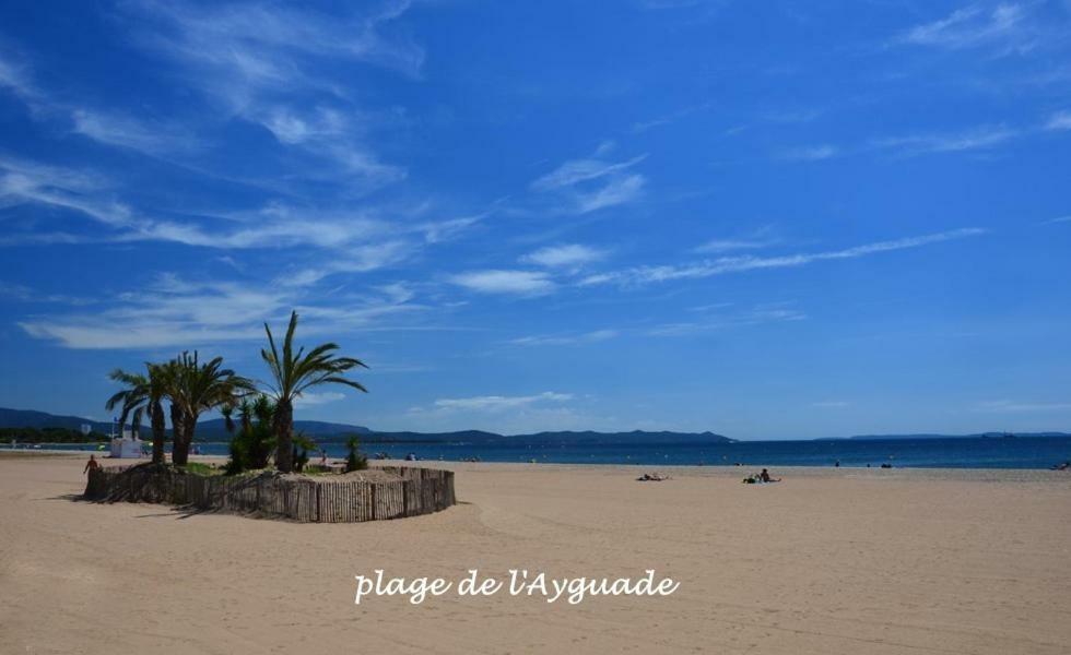 Plage A 400 M Studio Tout Confort Terrasse Clim Parking Hyères Zewnętrze zdjęcie