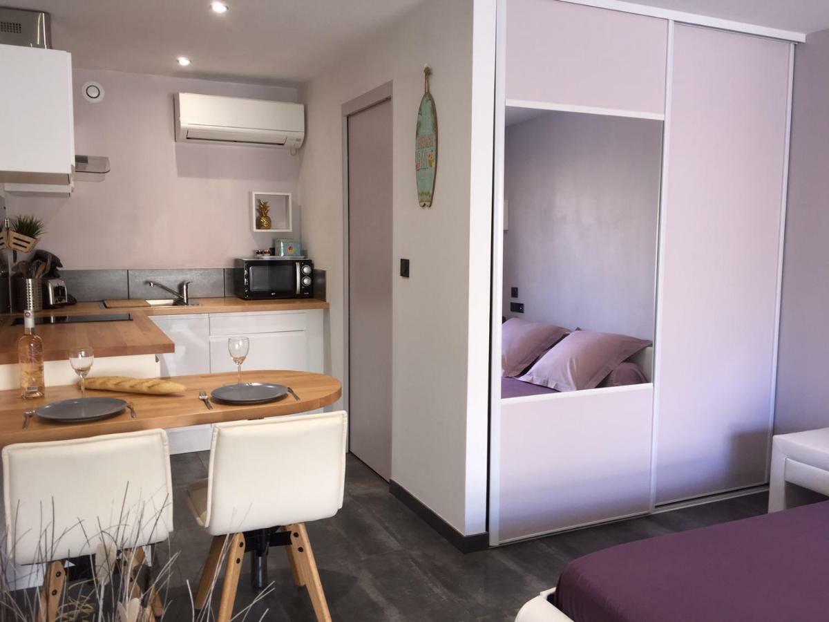 Plage A 400 M Studio Tout Confort Terrasse Clim Parking Hyères Zewnętrze zdjęcie